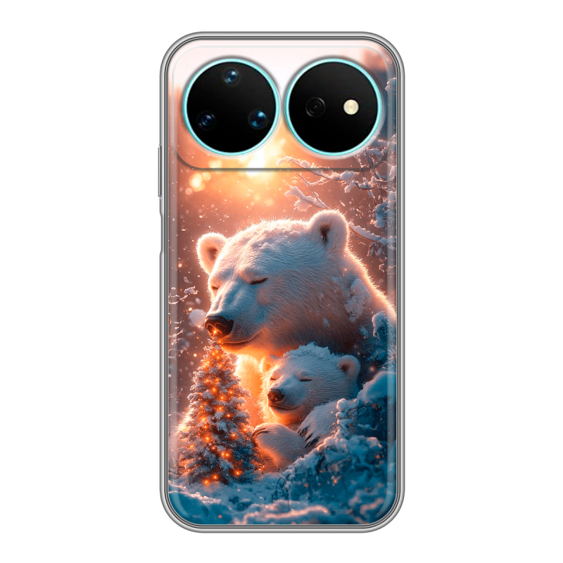 Силиконовый чехол на Huawei Nova 16 Pro с принтом Новый год Силиконовый чехол на Huawei Nova 16 Pro с принтом Новый год