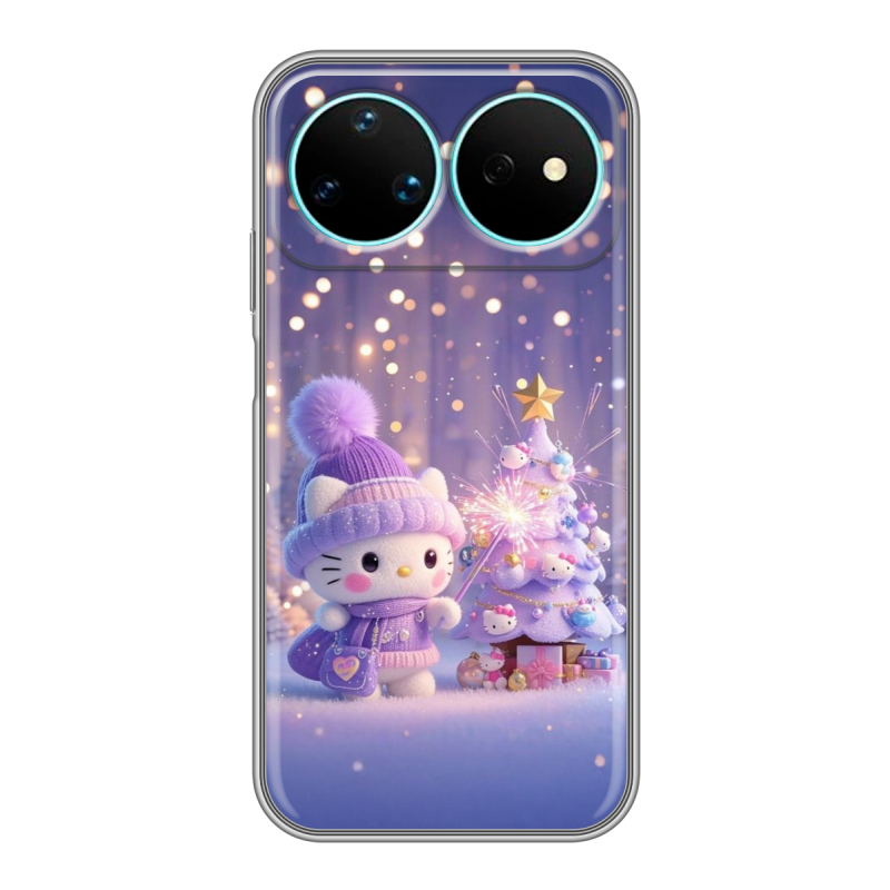 Силиконовый чехол на Huawei Nova 16 Pro с принтом Новый год Силиконовый чехол на Huawei Nova 16 Pro с принтом Новый год