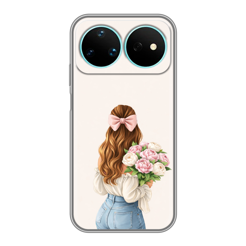 Силиконовый чехол на Huawei Nova 16 Pro с принтом женский Силиконовый чехол на Huawei Nova 16 Pro с принтом женский