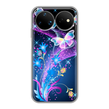 Силиконовый чехол на Huawei Nova 16 Ultra с принтом Бабочки Силиконовый чехол на Huawei Nova 16 Ultra с принтом Бабочки