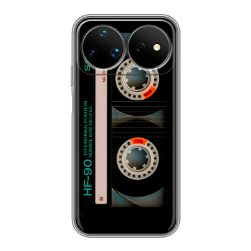 Силиконовый чехол на Huawei Nova 16 Ultra с принтом Кассета Силиконовый чехол на Huawei Nova 16 Ultra с принтом Кассета