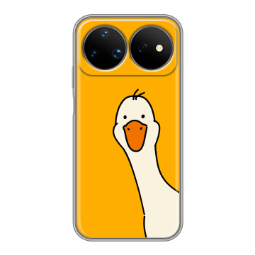 Силиконовый чехол на Huawei Nova 16 Ultra с принтом Утка Силиконовый чехол на Huawei Nova 16 Ultra с принтом Утка