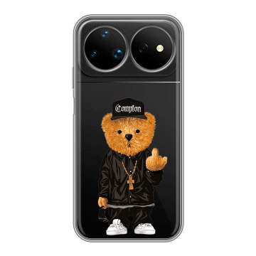 Силиконовый чехол на Huawei Nova 16 Ultra с принтом Мишка