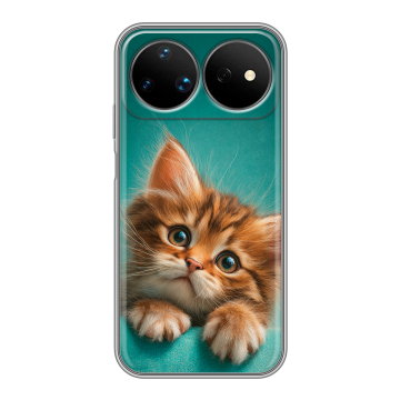 Силиконовый чехол на Huawei Nova 16 Ultra с принтом котенок Силиконовый чехол на Huawei Nova 16 Ultra с принтом котенок