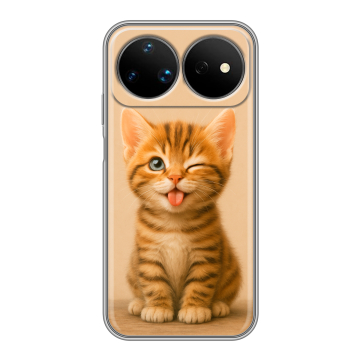 Силиконовый чехол на Huawei Nova 16 Ultra с принтом котенок Силиконовый чехол на Huawei Nova 16 Ultra с принтом котенок