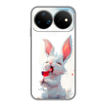 Силиконовый чехол на Huawei Nova 16 Ultra с принтом кролик зайчик