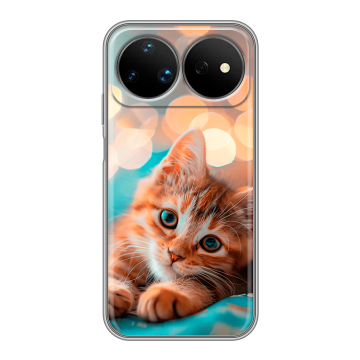 Силиконовый чехол на Huawei Nova 16 Ultra с принтом котик