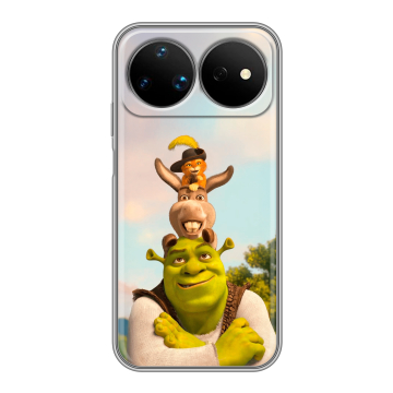 Силиконовый чехол на Huawei Nova 16 Ultra с принтом Шрек Shrek
