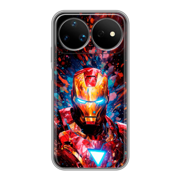 Силиконовый чехол на Huawei Nova 16 Ultra с принтом Железный человек Ironman Силиконовый чехол на Huawei Nova 16 Ultra с принтом Железный человек Ironman