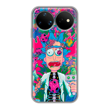 Силиконовый чехол на Huawei Nova 16 Ultra с принтом Рик и Морти Rick Morty Силиконовый чехол на Huawei Nova 16 Ultra с принтом Рик и Морти Rick Morty