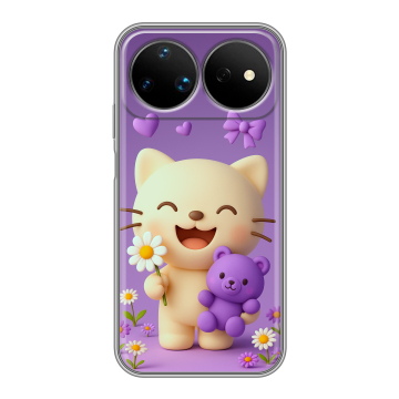 Силиконовый чехол на Huawei Nova 16 Ultra с принтом для девочек