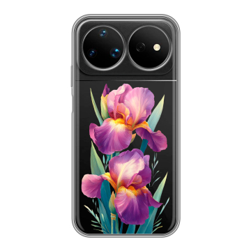 Силиконовый чехол на Huawei Nova 16 Ultra с принтом Цветы орхидеи