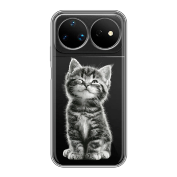 Силиконовый чехол на Huawei Nova 16 Ultra с принтом Котенок