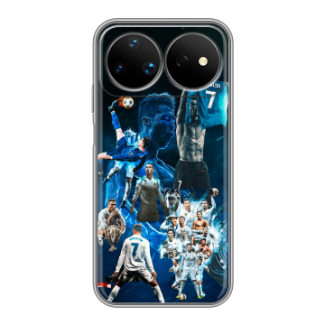 Силиконовый чехол на Huawei Nova 16 Ultra с принтом Реал Роналдо
