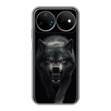 Силиконовый чехол на Huawei Nova 16 Ultra с принтом Волк Силиконовый чехол на Huawei Nova 16 Ultra с принтом Волк