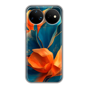 Силиконовый чехол на Huawei Nova 16 Ultra с принтом Цветы