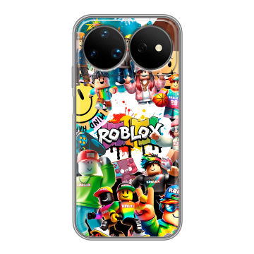 Силиконовый чехол на Huawei Nova 16 Ultra с принтом Roblox Роблокс