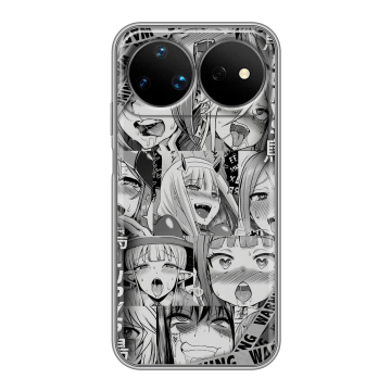 Силиконовый чехол на Huawei Nova 16 Ultra с принтом Ahegao Ахегао Аниме Силиконовый чехол на Huawei Nova 16 Ultra с принтом Ahegao Ахегао Аниме