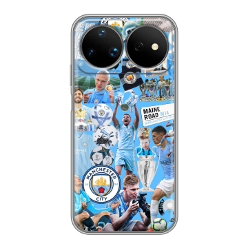 Силиконовый чехол на Huawei Nova 16 Ultra с принтом Man City Манчестер Сити Силиконовый чехол на Huawei Nova 16 Ultra с принтом Man City Манчестер Сити