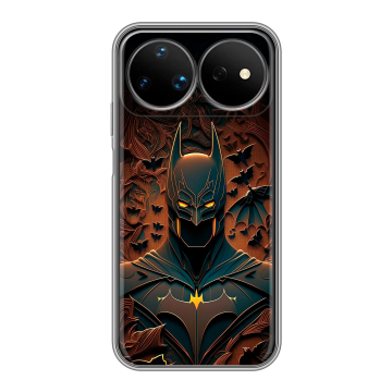 Силиконовый чехол на Huawei Nova 16 Ultra с принтом Batman Бэтмен Силиконовый чехол на Huawei Nova 16 Ultra с принтом Batman Бэтмен