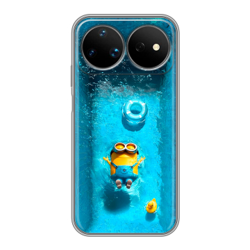 Силиконовый чехол на Huawei Nova 16 Ultra с принтом Миньоны