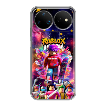 Силиконовый чехол на Huawei Nova 16 Ultra с принтом Roblox Роблокс