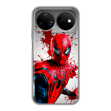 Силиконовый чехол на Huawei Nova 16 Ultra с принтом Spiderman Человек паук