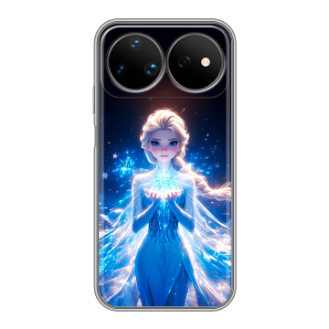 Силиконовый чехол на Huawei Nova 16 Ultra с принтом Холодное сердце Frozen Силиконовый чехол на Huawei Nova 16 Ultra с принтом Холодное сердце Frozen