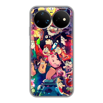 Силиконовый чехол на Huawei Nova 16 Ultra с принтом Gravity Falls Гравити Фолз Силиконовый чехол на Huawei Nova 16 Ultra с принтом Gravity Falls Гравити Фолз