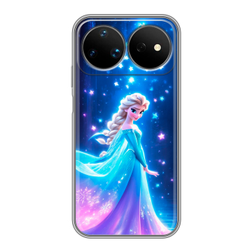 Силиконовый чехол на Huawei Nova 16 Ultra с принтом Холодное сердце Frozen Силиконовый чехол на Huawei Nova 16 Ultra с принтом Холодное сердце Frozen