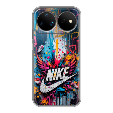 Силиконовый чехол на Huawei Nova 16 Ultra с принтом Nike Найк Силиконовый чехол на Huawei Nova 16 Ultra с принтом Nike Найк