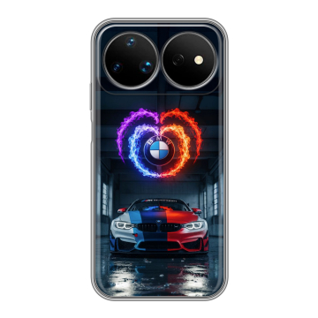 Силиконовый чехол на Huawei Nova 16 Ultra с принтом BMW БМВ Силиконовый чехол на Huawei Nova 16 Ultra с принтом BMW БМВ