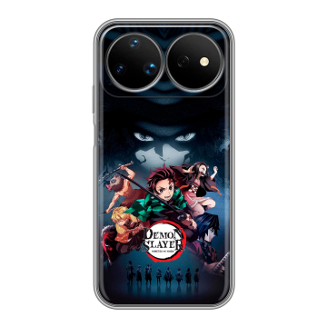 Силиконовый чехол на Huawei Nova 16 Ultra с принтом Demon Slayer Клинок рассекающий демонов Силиконовый чехол на Huawei Nova 16 Ultra с принтом Demon Slayer Клинок рассекающий демонов