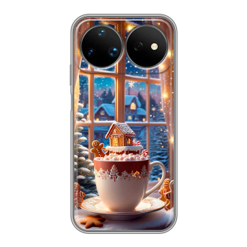 Силиконовый чехол на Huawei Nova 16 Ultra с принтом Новый год Силиконовый чехол на Huawei Nova 16 Ultra с принтом Новый год