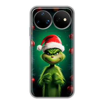 Силиконовый чехол на Huawei Nova 16 Ultra с принтом Гринч Новый год Рождество Силиконовый чехол на Huawei Nova 16 Ultra с принтом Гринч Новый год Рождество