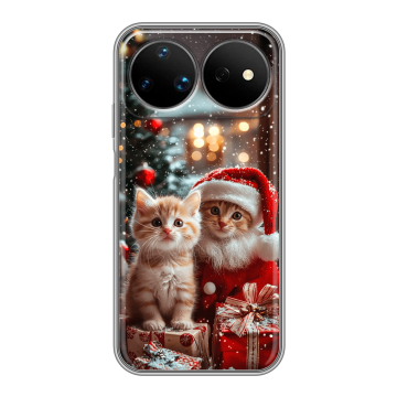 Силиконовый чехол на Huawei Nova 16 Ultra с принтом Новый год