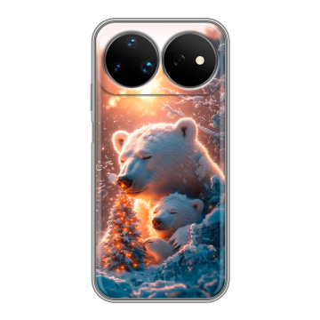 Силиконовый чехол на Huawei Nova 16 Ultra с принтом Новый год