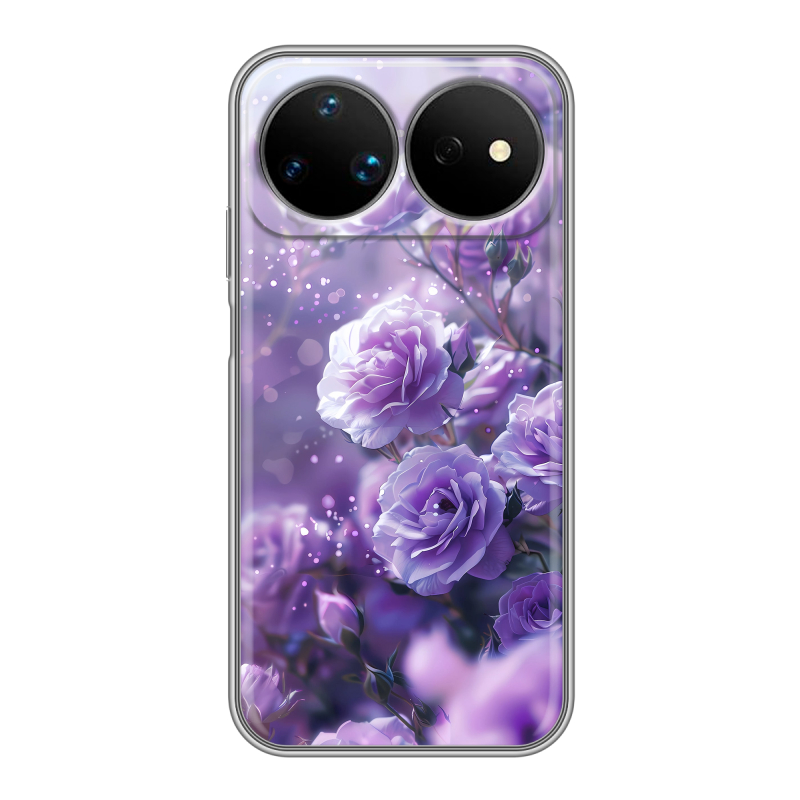 Силиконовый чехол на Huawei Nova 16 Ultra с принтом Розы цветы Силиконовый чехол на Huawei Nova 16 Ultra с принтом Розы цветы