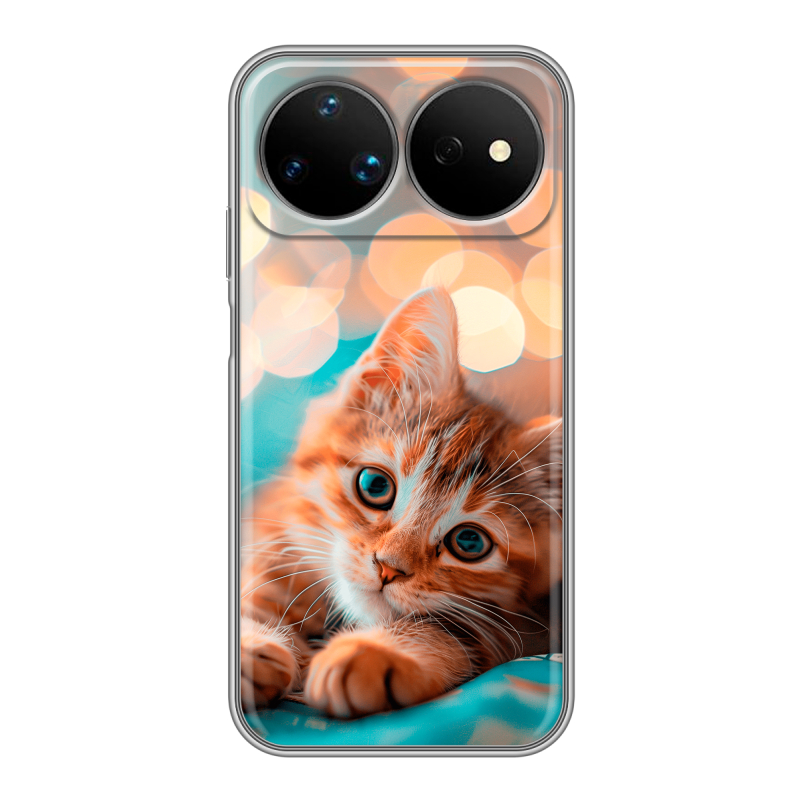 Силиконовый чехол на Huawei Nova 16 Ultra с принтом котик Силиконовый чехол на Huawei Nova 16 Ultra с принтом котик