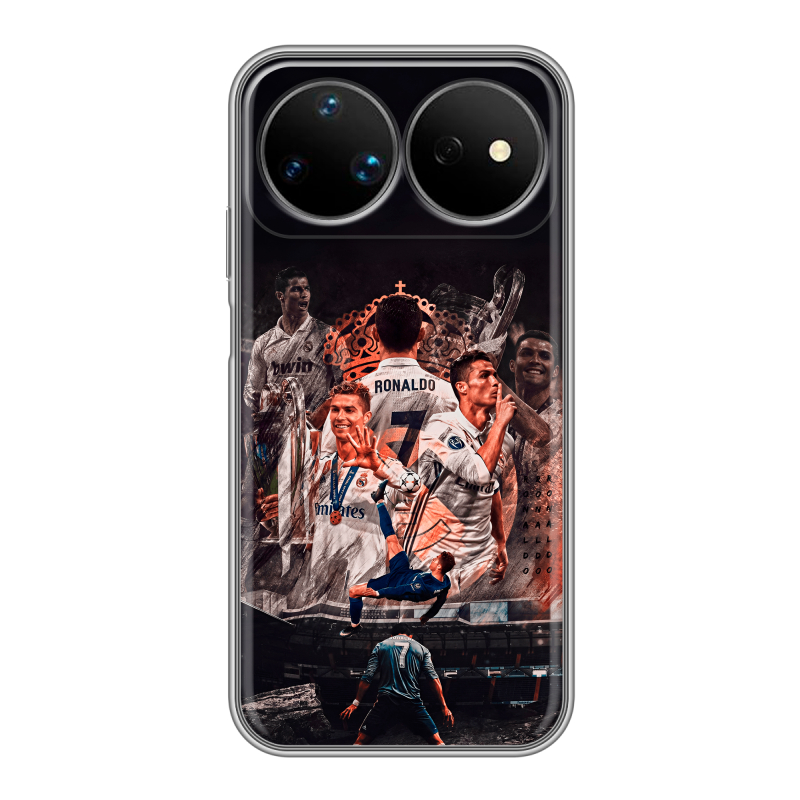 Силиконовый чехол на Huawei Nova 16 Ultra с принтом Реал Роналдо Real Ronaldo Силиконовый чехол на Huawei Nova 16 Ultra с принтом Реал Роналдо Real Ronaldo