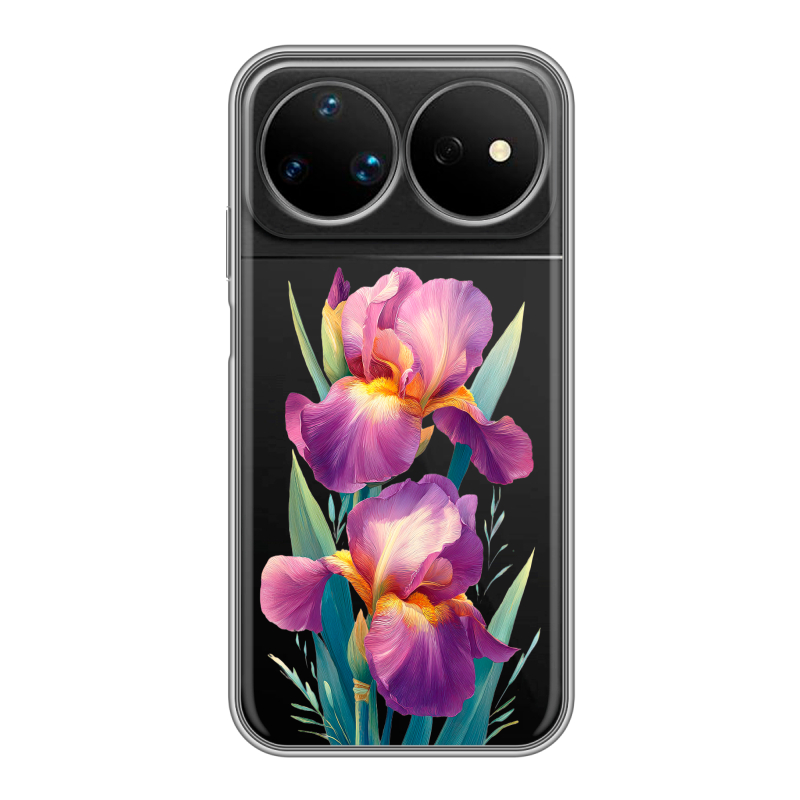 Силиконовый чехол на Huawei Nova 16 Ultra с принтом Цветы орхидеи Силиконовый чехол на Huawei Nova 16 Ultra с принтом Цветы орхидеи