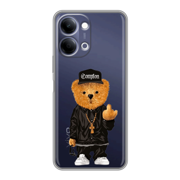 Силиконовый чехол на Vivo Y05 с принтом Мишка