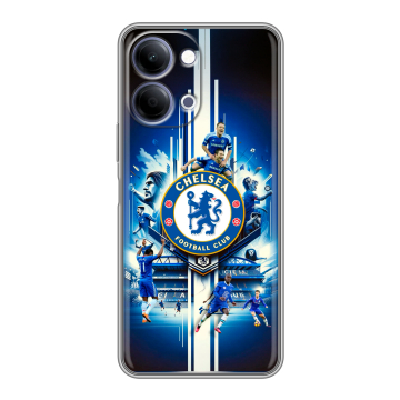 Силиконовый чехол на Vivo Y05 с принтом Chelsea Челси Силиконовый чехол на Vivo Y05 с принтом Chelsea Челси