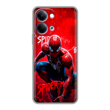 Силиконовый чехол на Vivo Y05 с принтом Spiderman Человек паук
