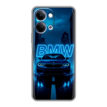 Силиконовый чехол на Vivo Y05 с принтом BMW БМВ