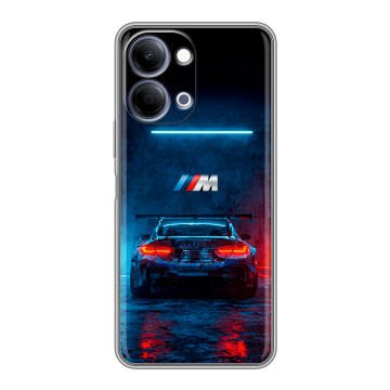 Силиконовый чехол на Vivo Y05 с принтом BMW БМВ