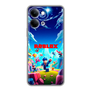 Силиконовый чехол на Vivo Y05 с принтом Roblox Роблокс