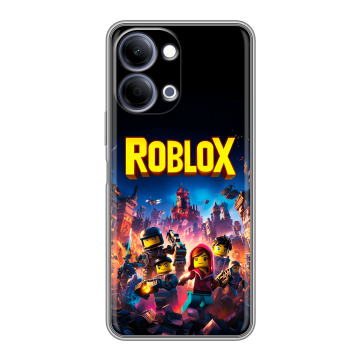 Силиконовый чехол на Vivo Y05 с принтом Roblox Роблокс
