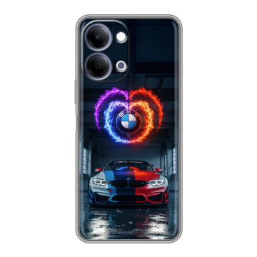 Силиконовый чехол на Vivo Y05 с принтом BMW БМВ