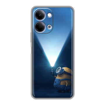 Силиконовый чехол на Vivo Y05 с принтом Миньоны